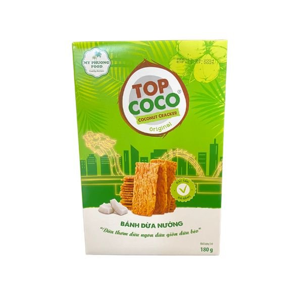 TOPCOCO 椰子脆饼 原味 180克