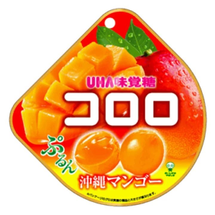 UHA Mikakuto Kororo Okinawa Mango Gummibonbon 40g