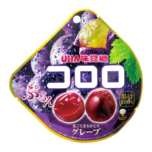 UHA Mikakuto Kororo Grape Gummy Candy 48g
