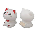 Solar Powered Bobble Head Lucky Cat Eyes Open 9cm Bild 2