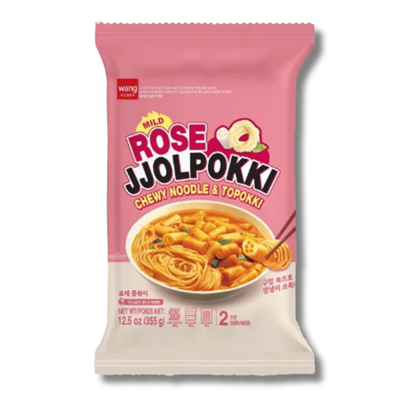 WANG Nudeln und Reiskuchen in Rosé - Soße (Jolpokki) 355g - MAOMAO