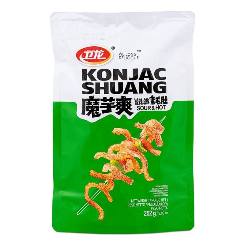 WEILONG Konjac Shuang Sauer & Scharf Geschmack 252g - MAOMAO