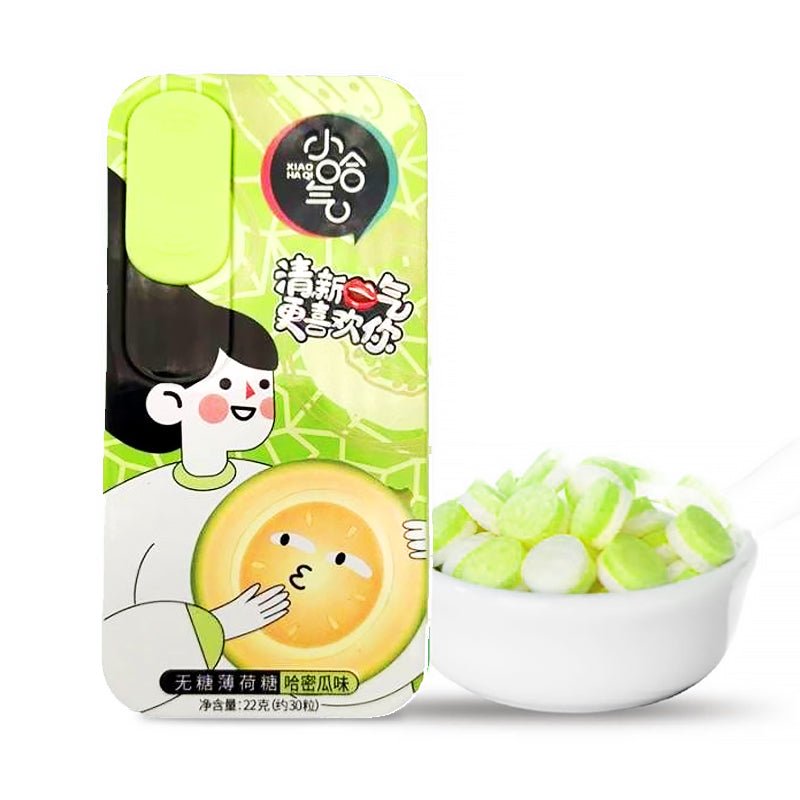 XIAOHAQI Sugar-Free Melon-Flavored Mints 22g