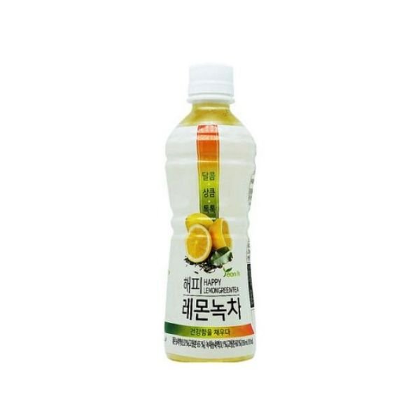 YEONHO Happy Zitrone Grüner Tee 350ml (EINWEG) - MAOMAO