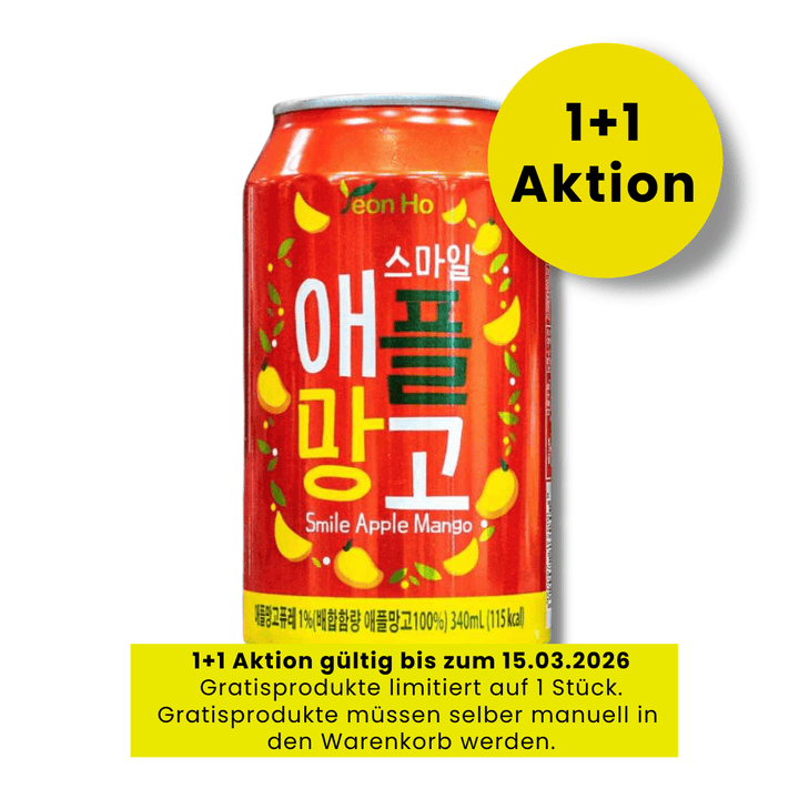YEONHO Smile Apfel Mango 340ml (EINWEG) - MAOMAO