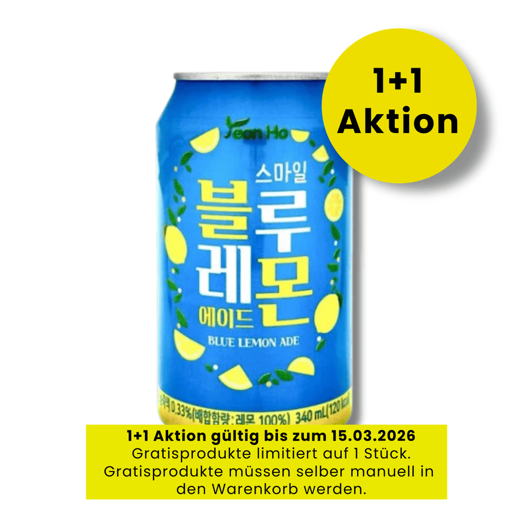 YEONHO Smile Blue Lemon Ade 340ml (EINWEG) - MAOMAO