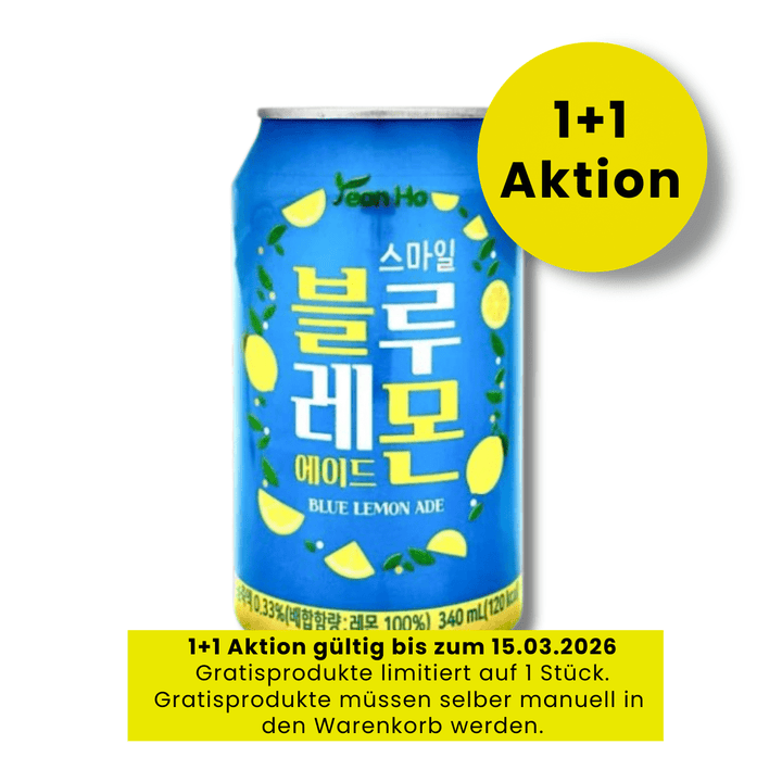 YEONHO Smile Blue Lemon Ade 340ml (EINWEG) - MAOMAO