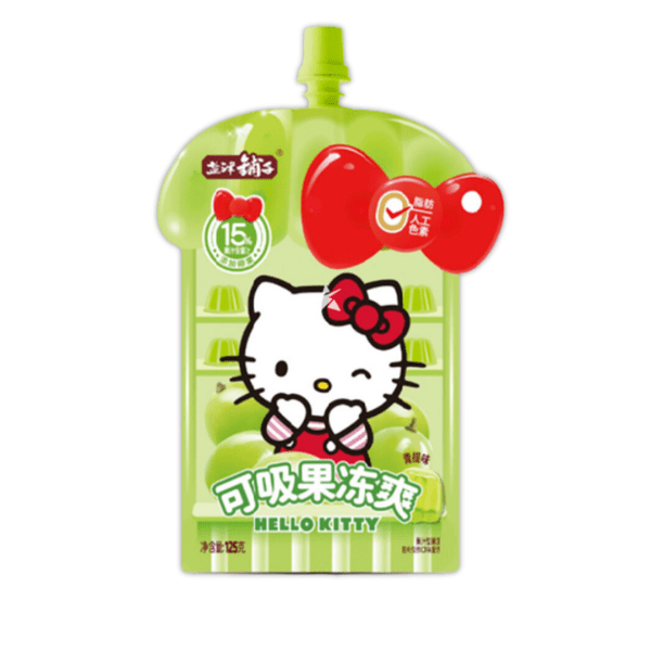 YJPZ Hello Kitty Grüner - Trauben - Gelee 125g - MAOMAO