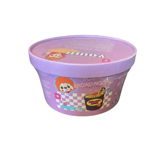 YOUMI Instant Broad Noodles Sour and Spicy 113g