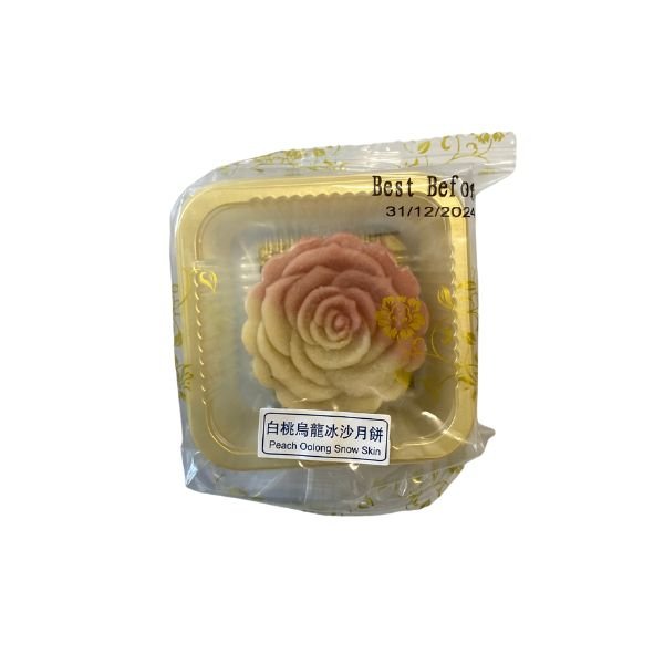 YUE BAN HUANG TING Mondkuchen Schneehaut Pfirsich Oolong 45g