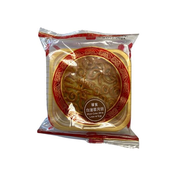 YUE BAN HUANG TING Mooncake White Lotus with Egg 100g
