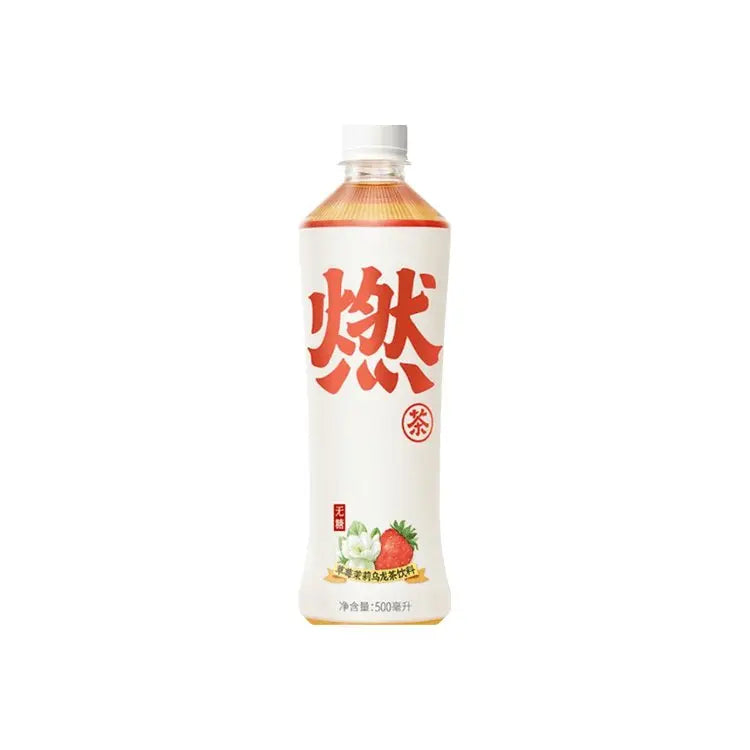 CHI FOREST Erdbeer Jasmin Oolong Tee (zuckerfrei) 500ml (EINWEG)