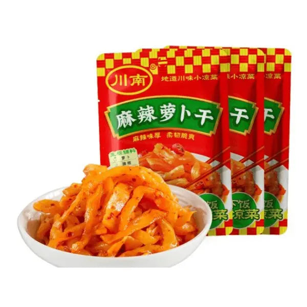 CHUANNAN sweet-sour-spicy dried radish 62g