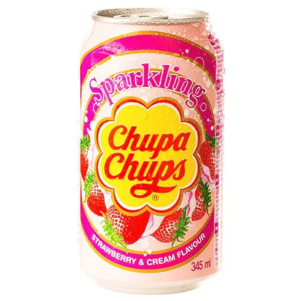 CHUPA CHUPS 草莓奶油苏打水 345ml（单程）