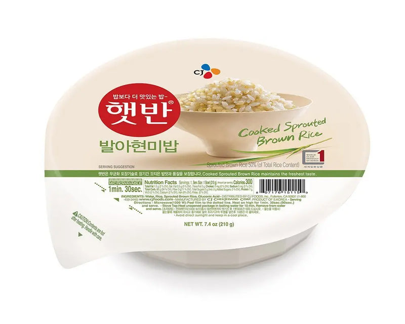 CJ HETBAN Brauner Mikrowellenreis 210g