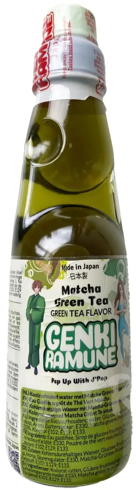 GENKI RAMUNE Matcha 200ml (DISPOSABLE)