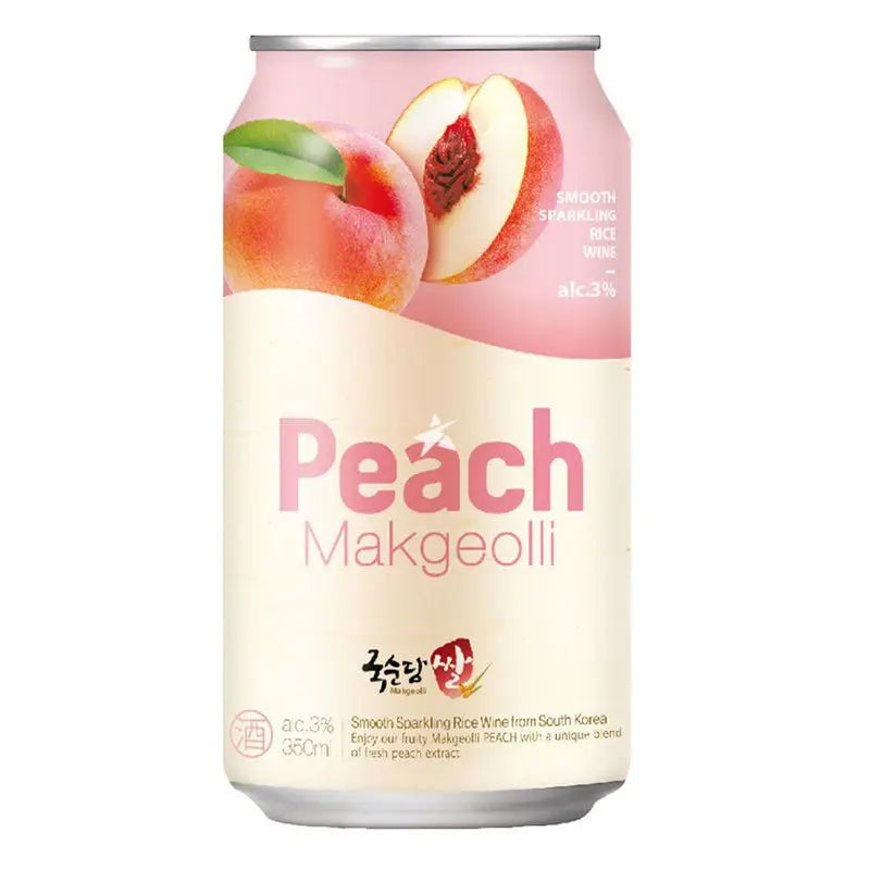 KOOKSOONDANG Makgeolli Pfirsich (Dose)(3% Alk.) 350ml - MAOMAO