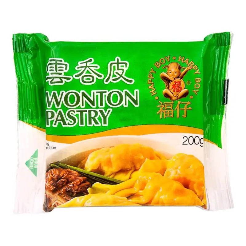 (KW) HAPPY BOY Wonton Teig 200g - MAOMAO