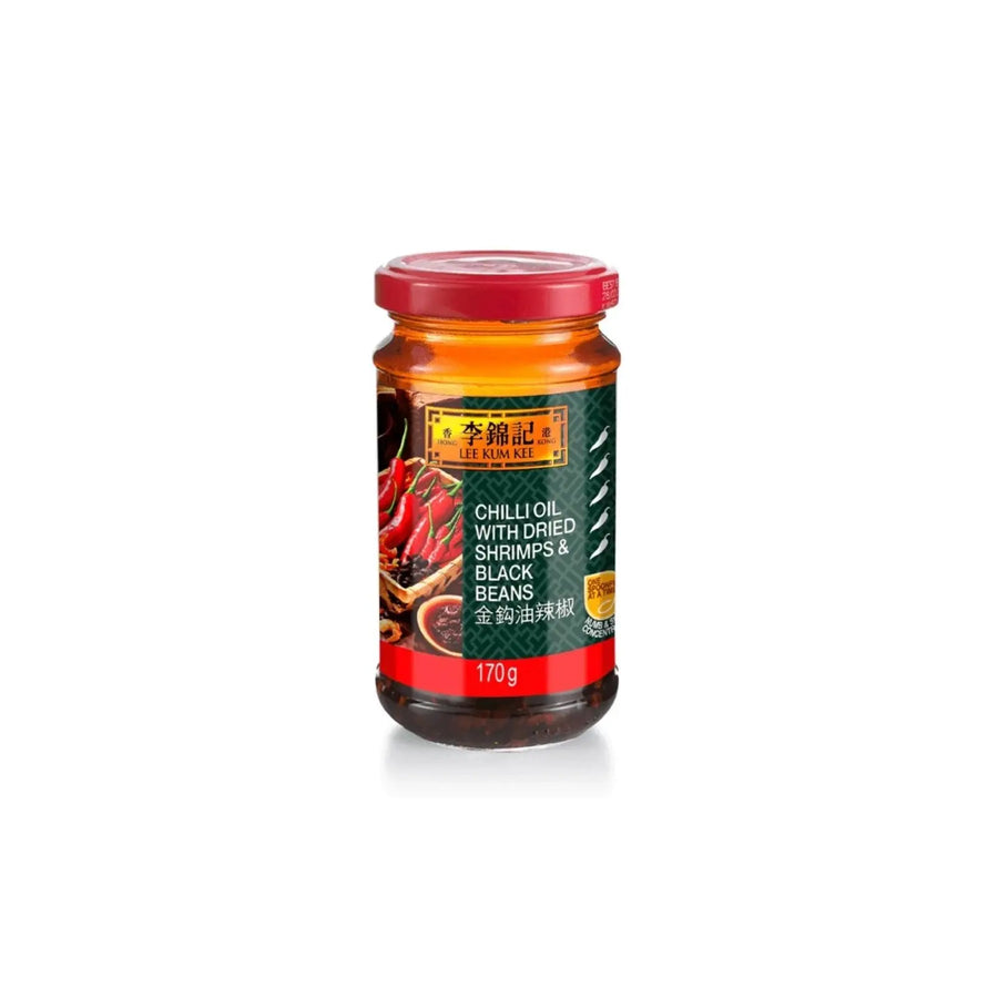 LEE KUM KEE Chili-Öl mit getrockneten Krabben und schwarzen Bohnen 170g - MAOMAO