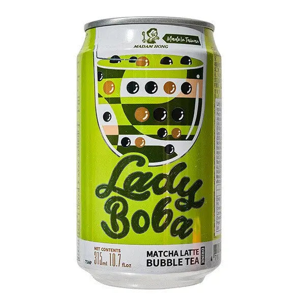 MADAM HONG Lady Boba Matcha Milk Tea 315ml (DISPOSABLE)