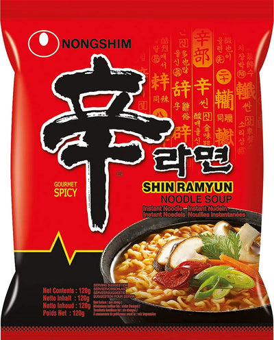 NONG SHIM Instant Noodles Shin Ramyun 120g