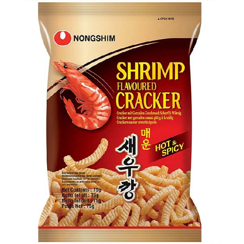 NONG SHIM Shrimp Crackers Hot 75g