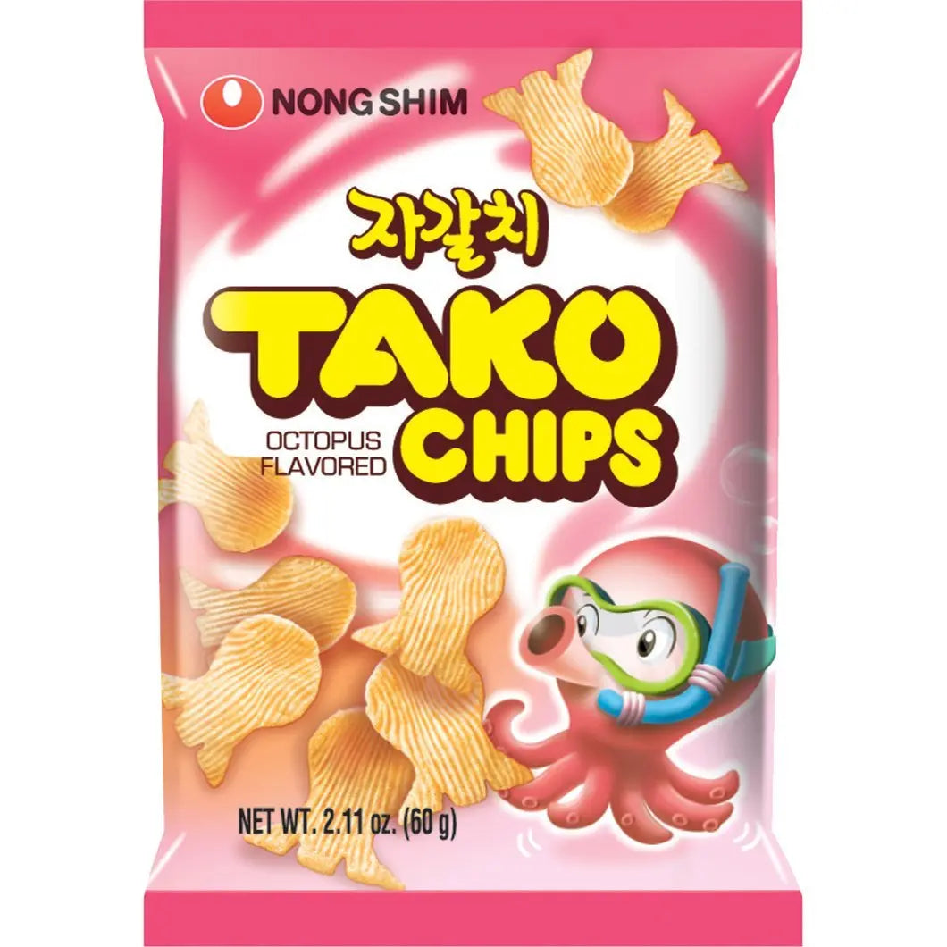 NONG SHIM Tako-Chips 60g - MAOMAO