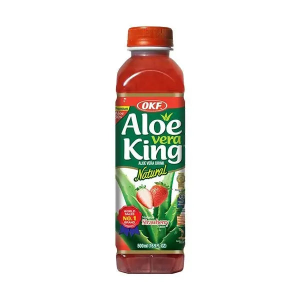 OKF 草莓芦荟饮料 500ml（单程） 