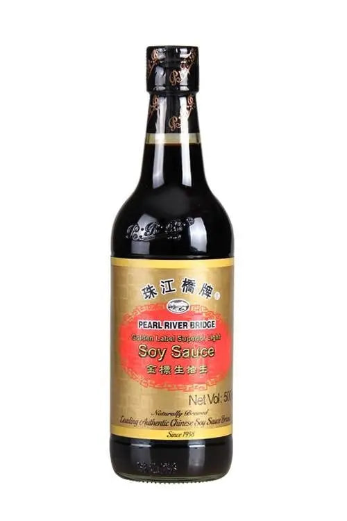PEARL RIVER BRIDGE Golden Label leichte Sojasauce 500ml - MAOMAO