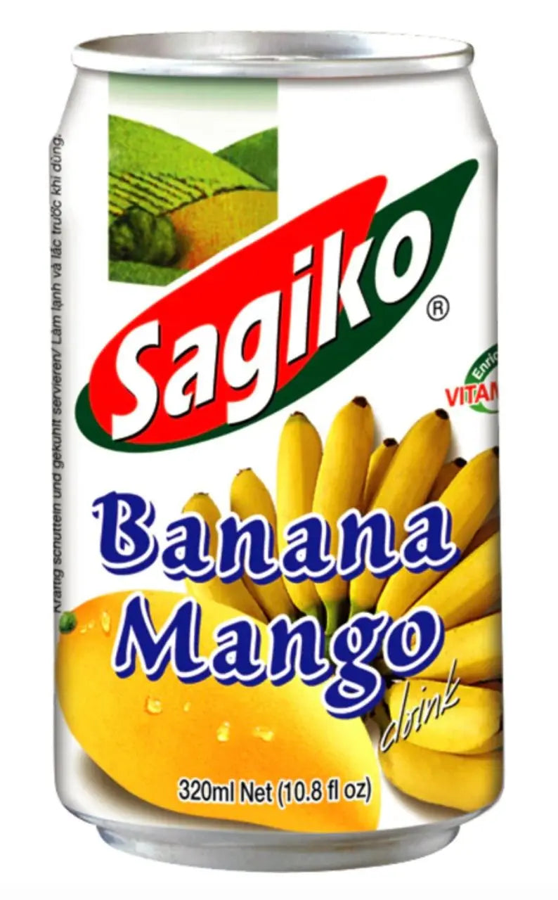 SAGIKO Banana Mango Drink 320ml (DISPOSABLE)