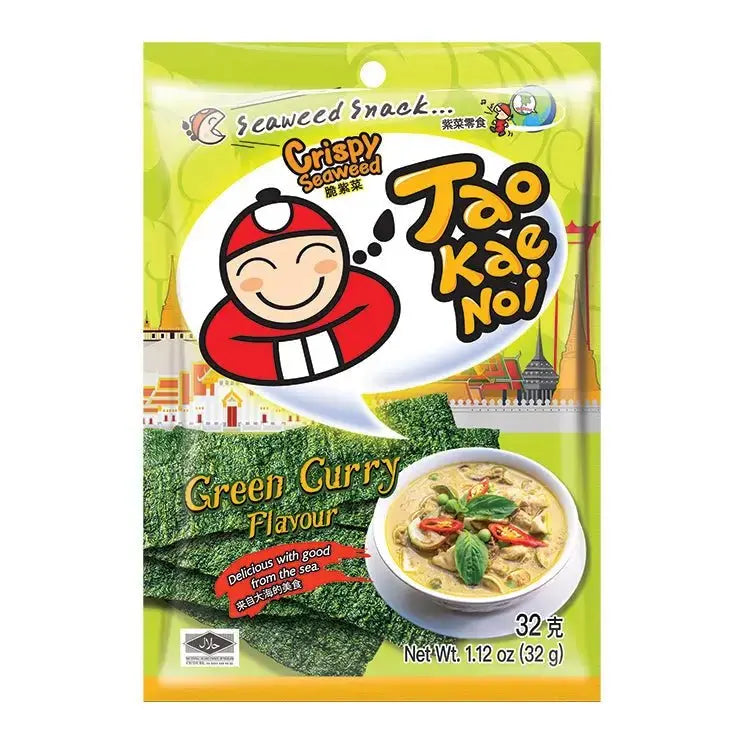 TAOKAENOI Knuspriger Seetang Grünes Curry 32g