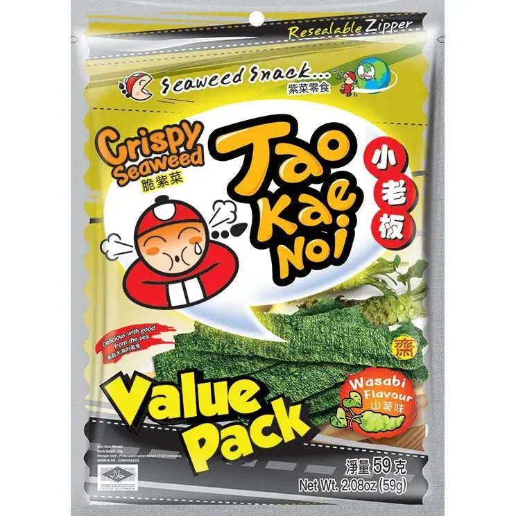 Taokaenoi Knuspriger Seetang Wasabi 59g - MAOMAO