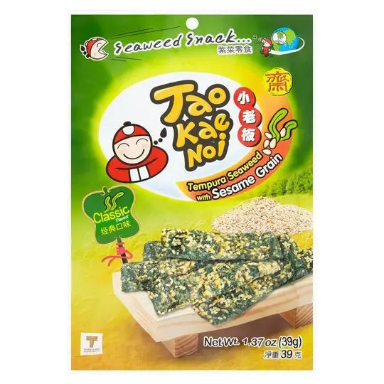 TAOKAENOI Tempura Seetang mit Sesamkörnern Klassisch 39g