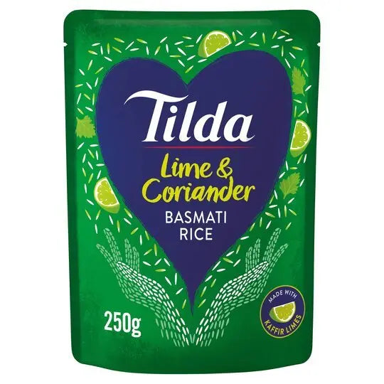 TILDA Steamed basmati rice with lime and coriander 250g