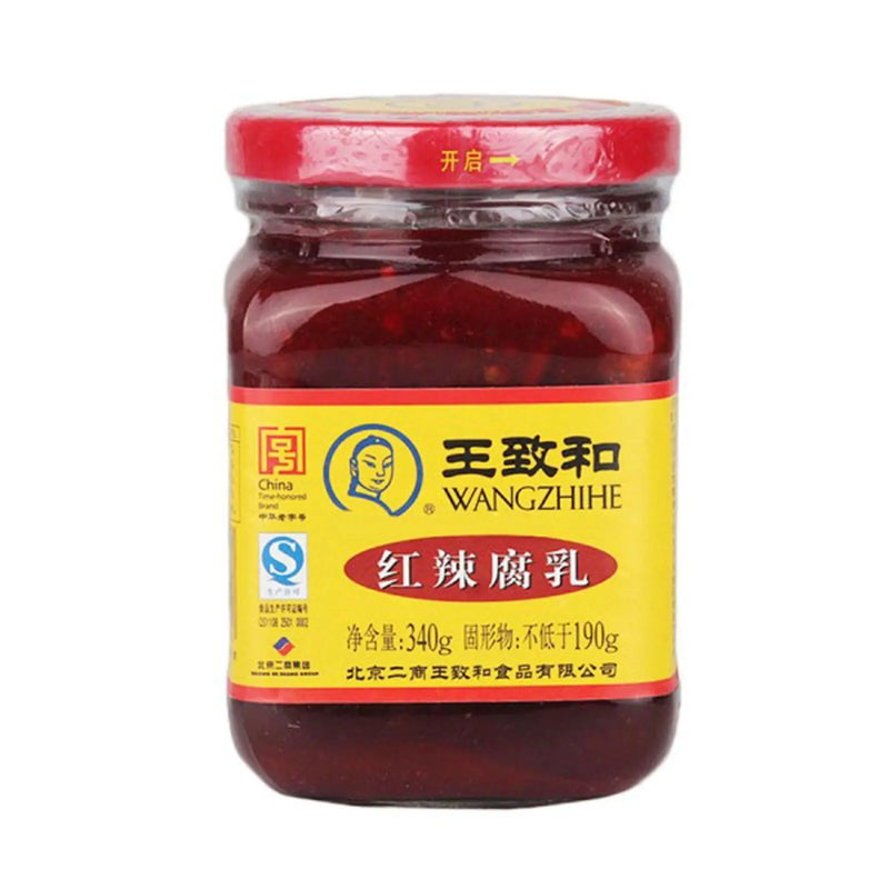 WANG ZHI HE Fermented Bean Curd (Spicy) 340g