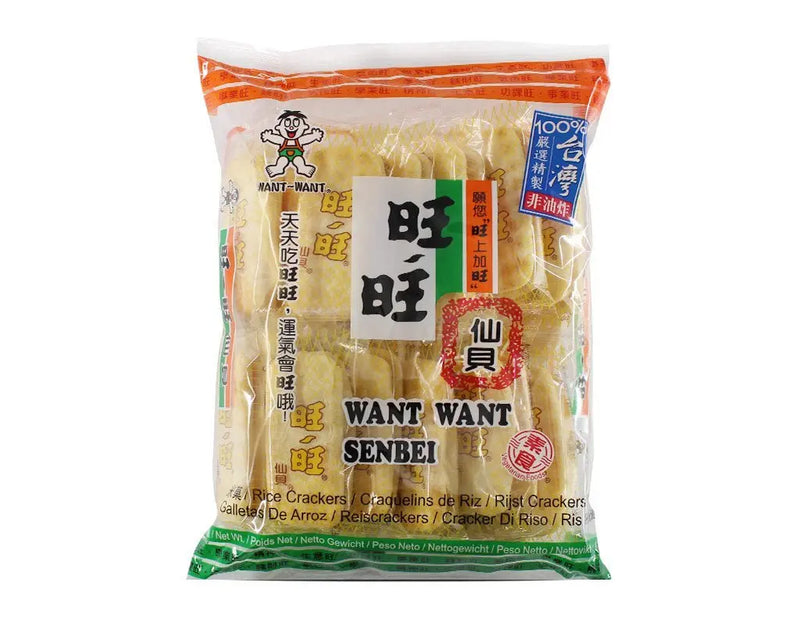 WANT WANT Salty Senbei Rice Crackers 112g