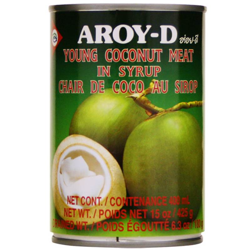 AROY-D Kokosfruchtfleisch in Sirup 425g - MAOMAO
