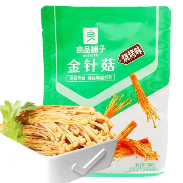 BESTORE Gegrillte Enoki Pilze BBQ Geschmack 188g - MAOMAO