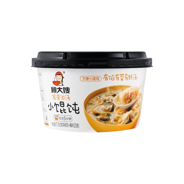 GUDASAO Instant Wonton Pork Bone Flavor 73g