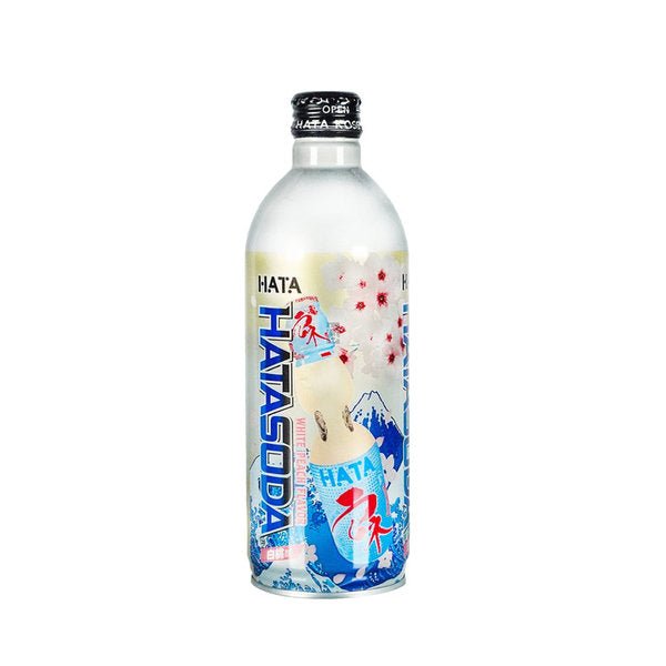 HATA SODA RAMUNE White Peach 500ml (SINGLE USE)
