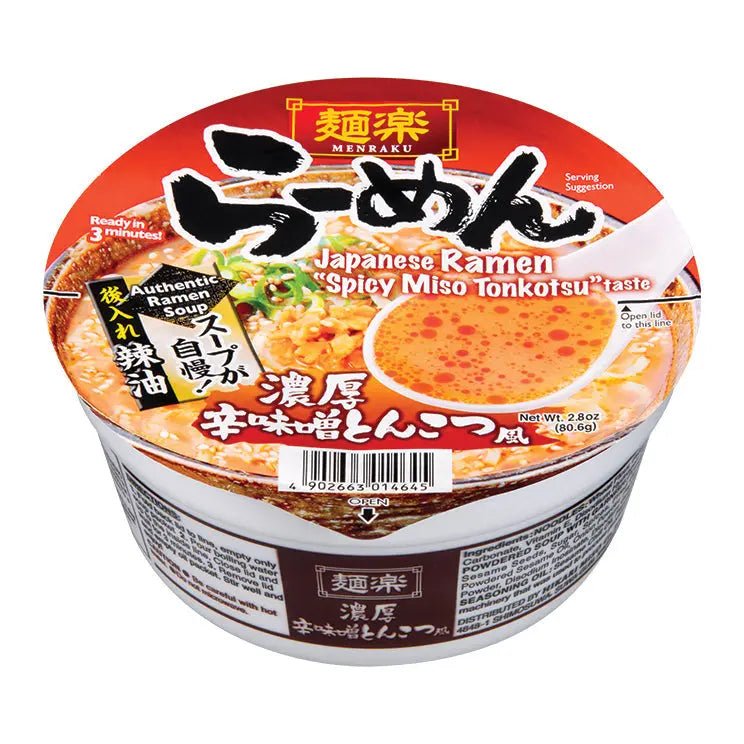 Hikari 味噌面乐杯拉面 辣味噌猪骨味 80g