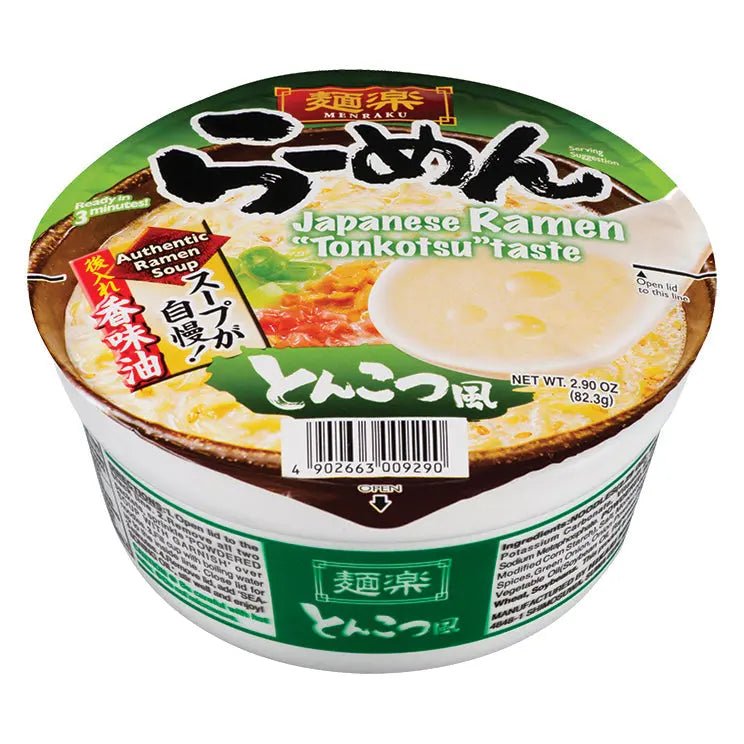 Hikari Miso Menraku Cup Ramen Tonkotsu Flavor 82g