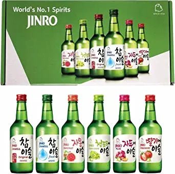 JINRO Soju-Auswahl mit 6 Geschmacksrichtungen - MAOMAO