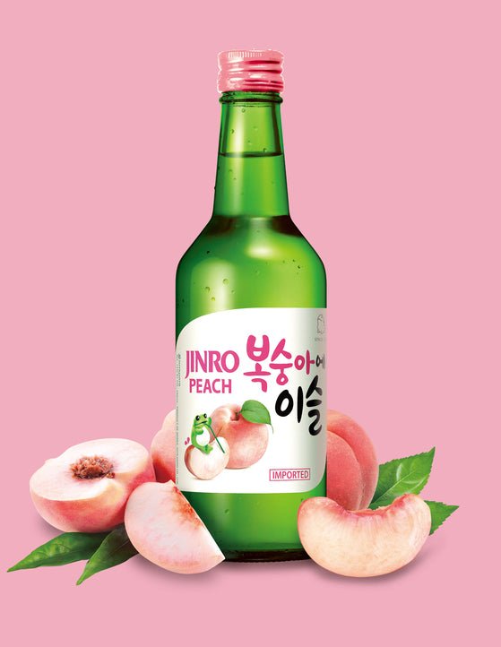 JINRO Soju Pfirsich (13% Alc.) 350ml - MAOMAO