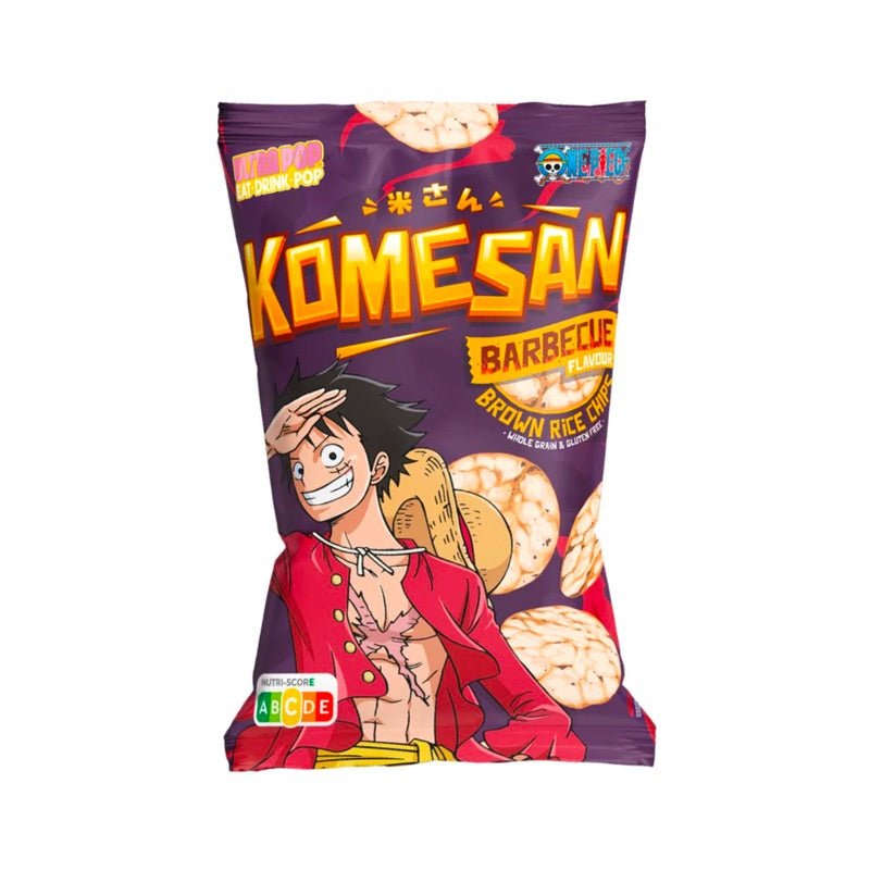 KOMESAN Brown Rice Chips Barbecue Geschmack 60g - MAOMAO
