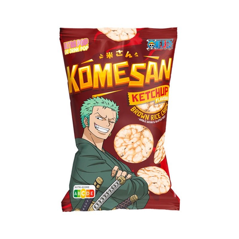 KOMESAN Brown Rice Chips Ketchup Geschmack 60g - MAOMAO