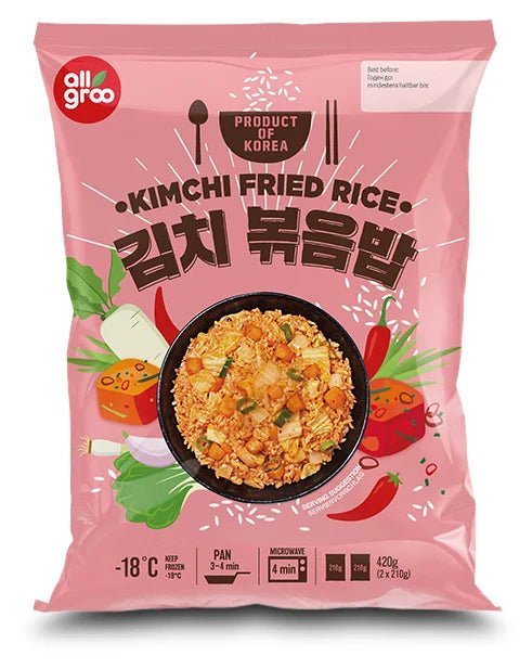 (KW) ALLGROO Fertiggericht mit Reis und Kimchi 420g - MAOMAO