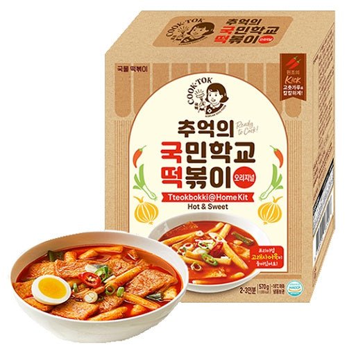 (KW) COOKTOK Tteokbokki Kit Sweet & Spicy 570g