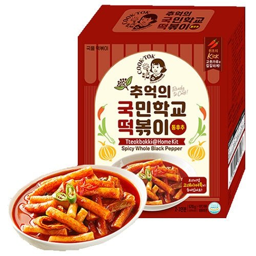 (CW) COOKTOK Tteokbokki Kit Black Pepper 570g
