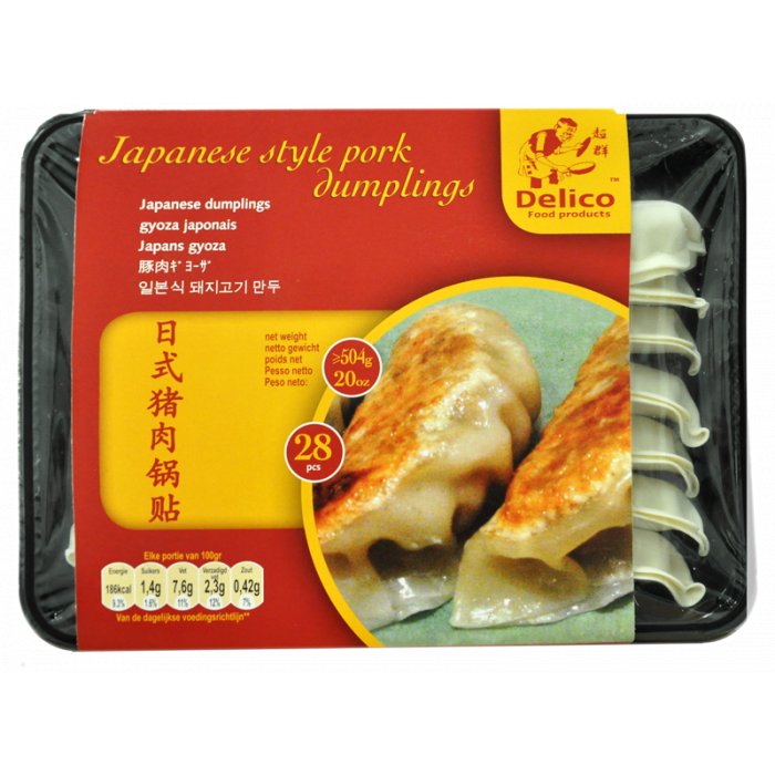 (KW) DELICO Japanische Gyoza mit Schweinefleisch 504g - MAOMAO